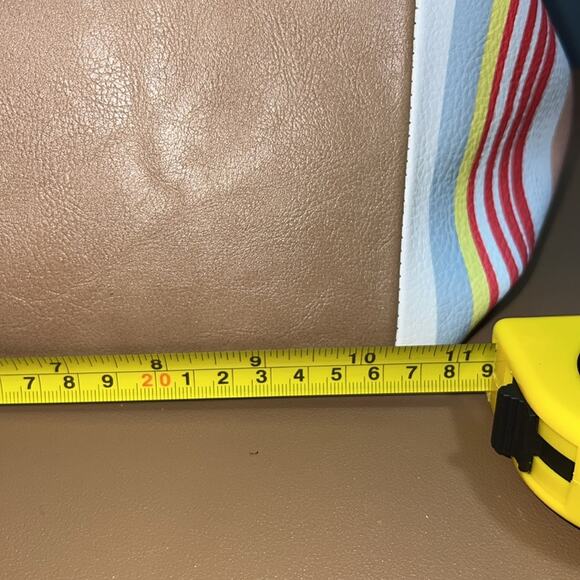 RELIC OH happy day shoulder tote spring summer striped purse minor flaws shown - Picture 13 of 16